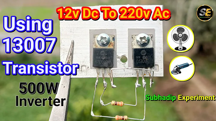 How to Make Inverter 12v to 220v, Using 13007 Transistor