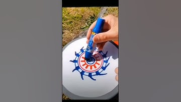 rotating disk artist #shorts   #visual art