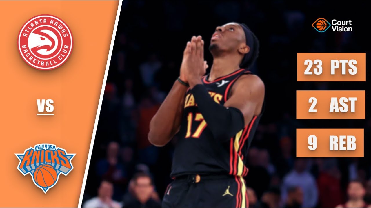 Onyeka Okongwu - 23 Points, 3 Steals, 9 Rebounds vs Knicks - 2025-26 Regular Season