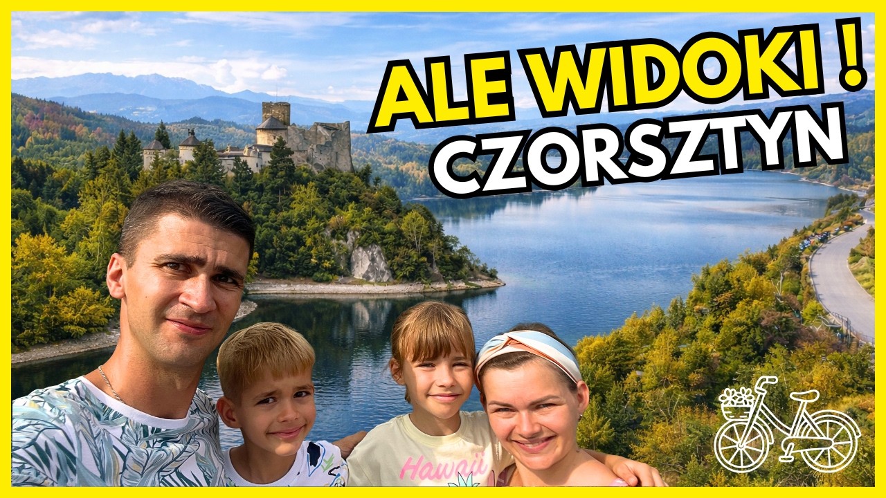 Jedziemy na Camping Łęg !! Trasa rowerowa Velo Czorsztyn wokół Jeziora Czorsztyńskiego 