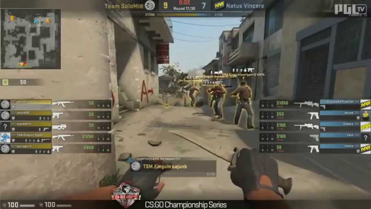 Na'Vi vs TSM on de_dust2 @ CS:GO Championship Series (CS:GO TSM vs Na'Vi) Game 2