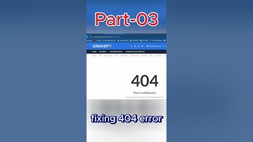 fix 404 errors in blogger templates  #viralvideo #shorts #shortfeed #youtubeshorts