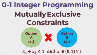 Integer Programming: Mutually Exclusive Constraints (Course Selection Example)