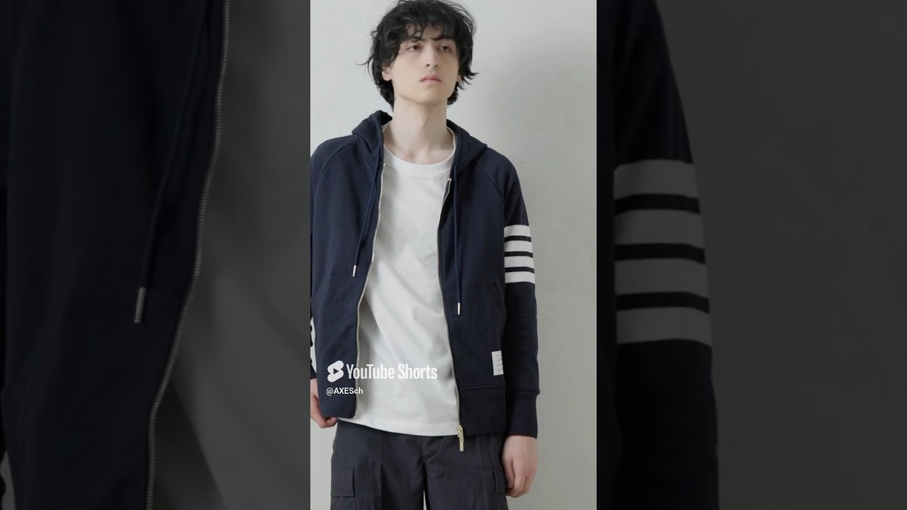 トムブラウン パーカー フーディー グレー メンズ THOM BROWNE MJT022H