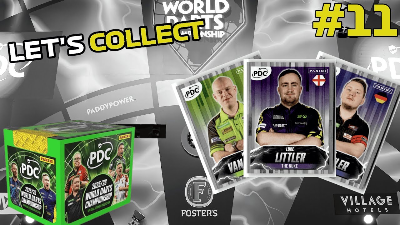 PANINI DARTS WM World Championship STICKER 2025/26 🎯 LETS COLLECT #11 😱🔥