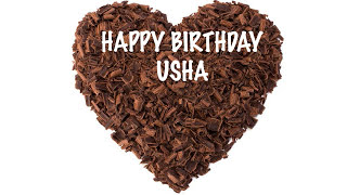 Usha  Chocolate - Happy Birthday USHA