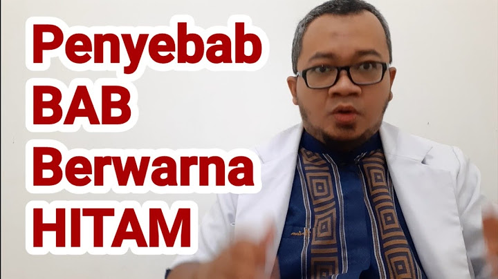 BUANG AIR BESAR BERWARNA HITAM INI PENYEBAB YANG PALING SERING