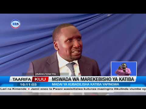 Cheruiyot Akanusha Madai ya Seneti Kutumia Mswada Kubadilisha Katiba