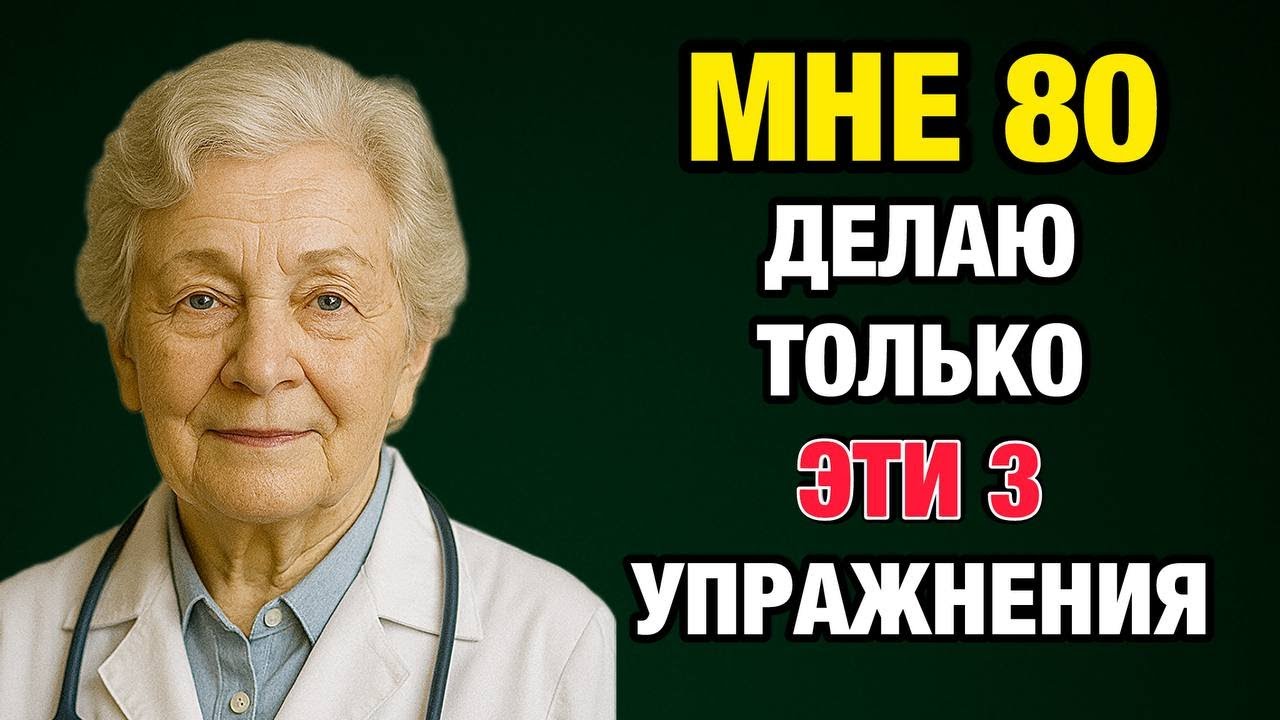 Ей 80, а она не пьёт таблетки. Вот 3 упражнения, которые изменили всё