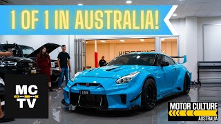 Crazy Aggressive 1000Hp R35 Widebody Gtr Inozetek Miami Blue Wrapped By Wrapwise Pt3