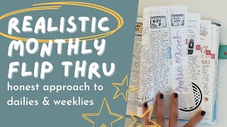 hobonichi cousin | *realistic* april flip through