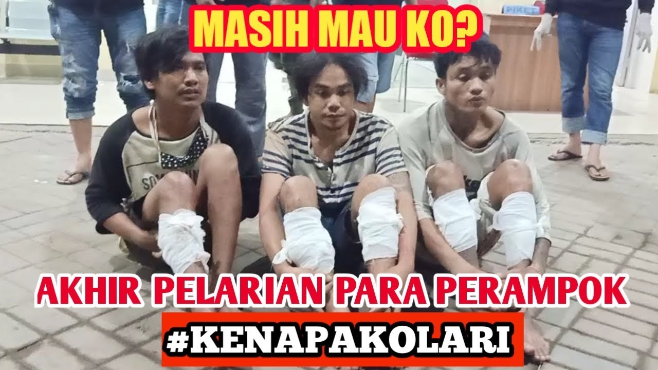 NEKAT RAMPOK DAN MENODONG AKHIRNYA PELAKU DAPAT GANJARAN