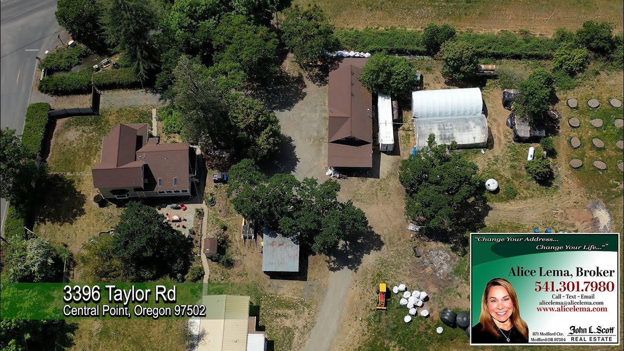 Hemp Farm for sale 3396 Taylor Rd, Central Point OR 97502 Drone