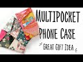 Diy phone case with multiple pockets beginner tutorial