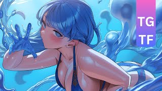 Water Slime Elemental Girl [Tg Tf] Transgender Transformation Anime Mtf