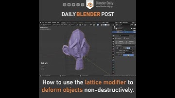 Lattice Modifier in Blender