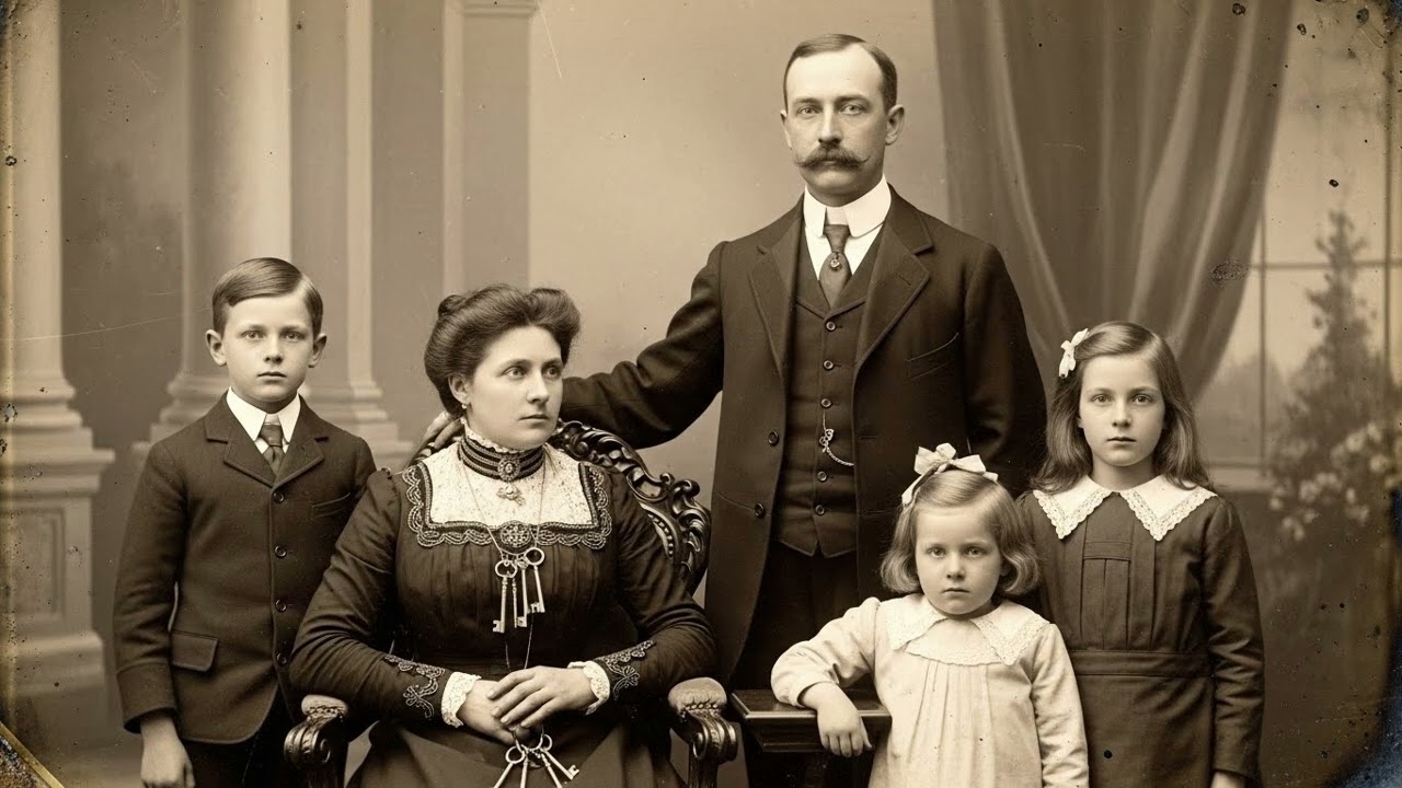 Es war nur ein Familienfoto von 1905  bis Experten bemerkten, was die Mutter in ihren Händen verbarg