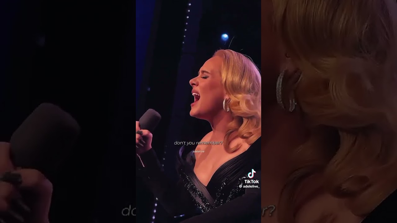 Adele - why don’t you remember    