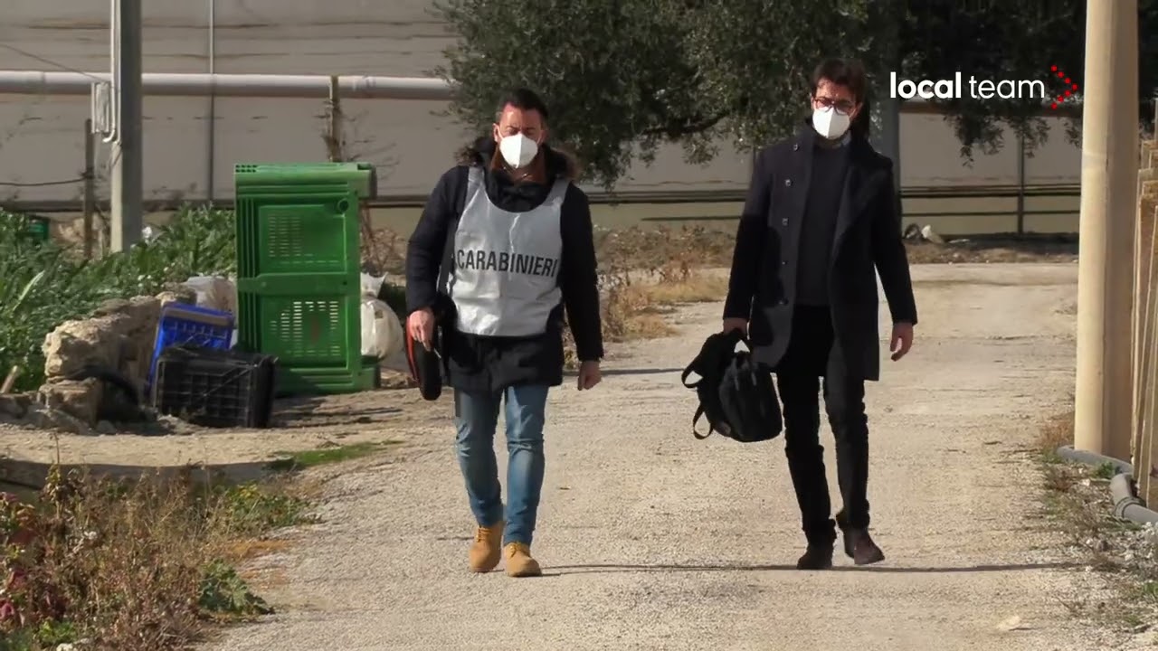 Strage a Licata, 5 morti: i carri funebri e la scientifica dei Carabinieri sul posto