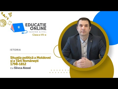 Istoria, clasa a VII-a, Situaţia politică a Moldovei şi a Ţării Româneşti 1798-1812