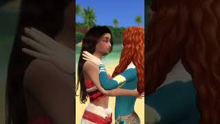 MOANA AND MERIDA?? #sims4 #thesims4 #disney #moana #merida