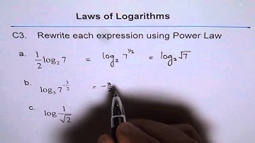 Power Law Logarithms with Examples C3