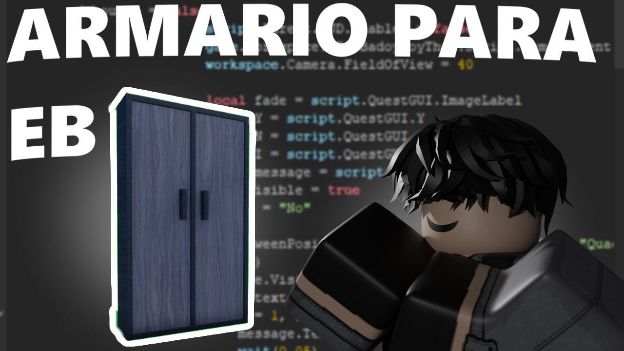 COMO FAZER ARMÁRIO PARA EB DO ZERO! 2024 - ROBLOX STUDIO - YouTube