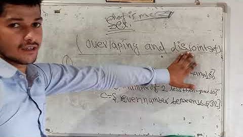 Overlapping and disjoint set( समूह)/#studytechnical10M