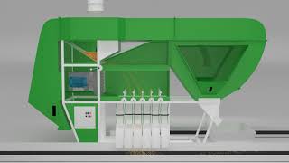 Separator For Grain Cleaning and Sorting ISM - 50 CSC (Cyclone Sedimentary Chamber)