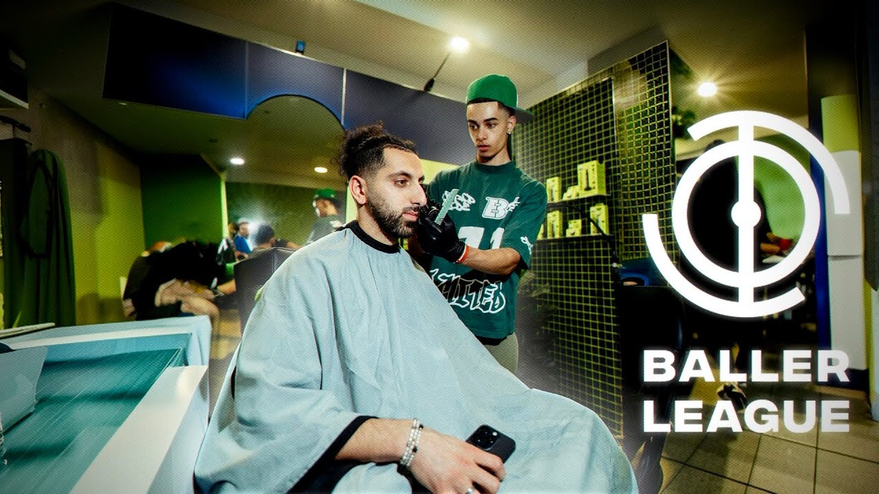 I’m cutting hair at the Baller League!