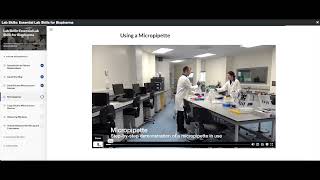 NOA Course Preview ''Lab Skills: Essential Lab Skills for Biopharma'