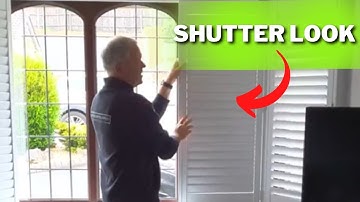 What does a shutter look like in front of a splay bay window? || The Blinds And Shutter Company