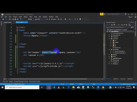 JavaScript JQuery select elements تحديد العناصر html