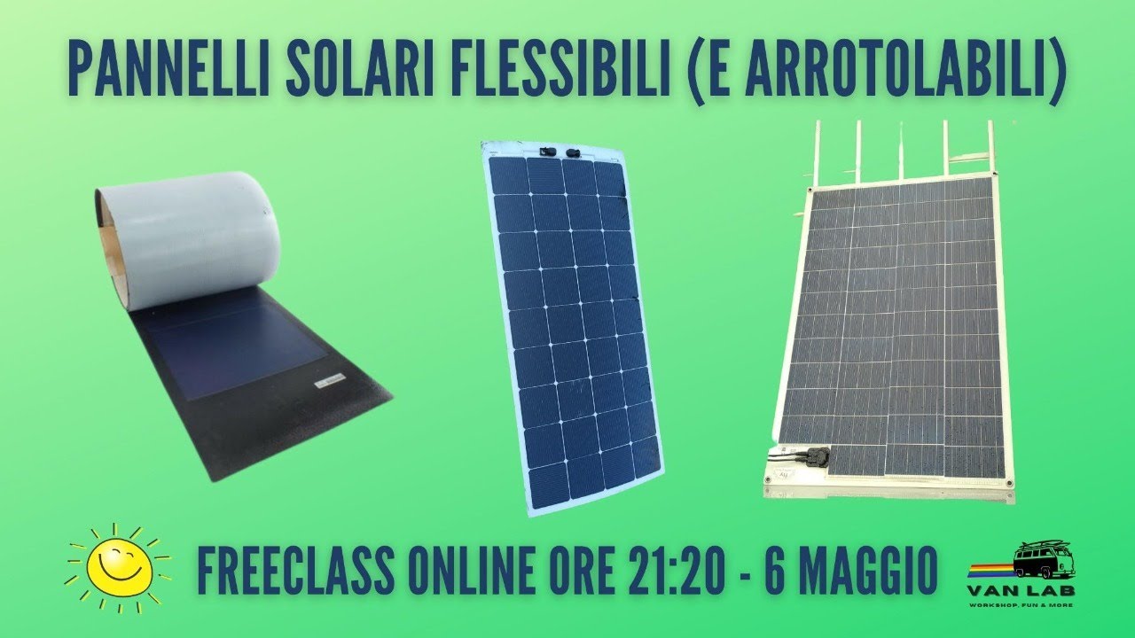Pannelli Solari Flessibili (e Arrotolabili)