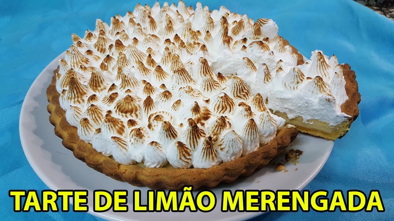 Como Faço Tarte de Limão Merengada