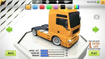 Traffic Racer Endless{one-way} Rainy Gameplay.