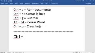 Atajos de teclado en Word que todos deben saber