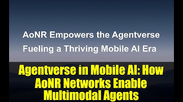 Agentverse in Mobile AI: How AoNR Networks Enable Multimodal Agents