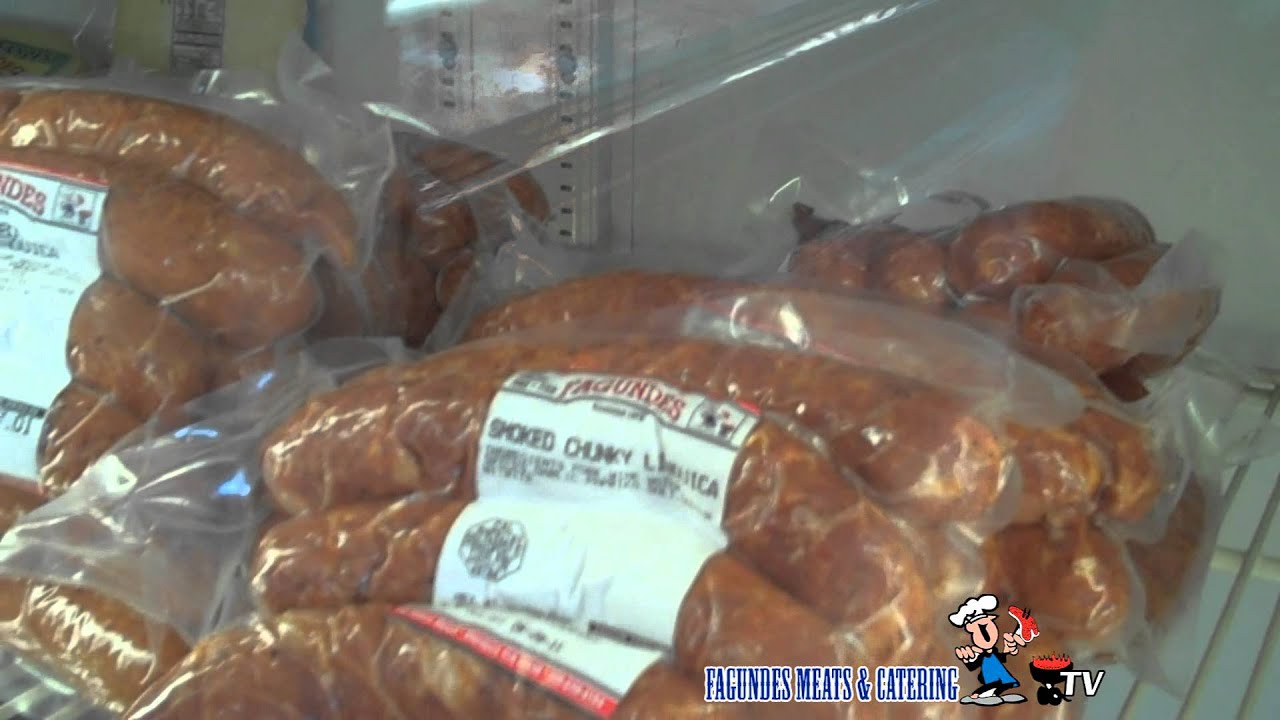 Fagundes Meats and Catering Special Sausage YouTube