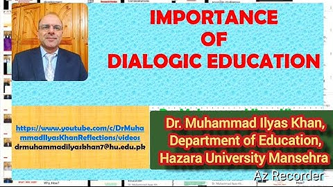 Importance of Dialogic Education