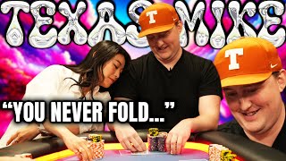 Texas Mike Wins $263K While Playing 89% of Hands
