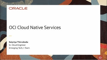 OCI Cloud Native Services