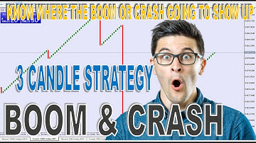 BOOM & CRASH🔥║THREE CANDLES STRATEGY ║😍🔥 ONE OF THE BEST STRATEGIES EVER TO MAKE A PROFIT║EXPLAINED║