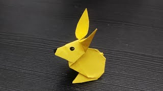 comment faire un lapin en origami papier !