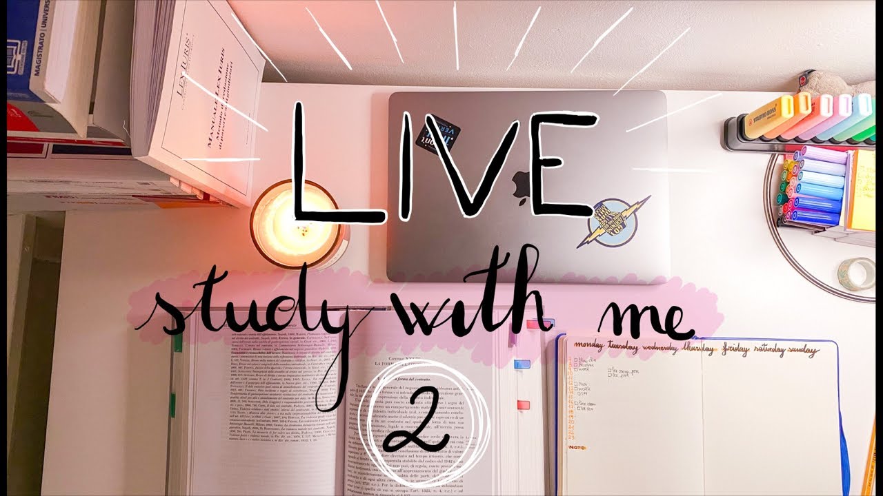 Live study with me n. 2 - (no music)