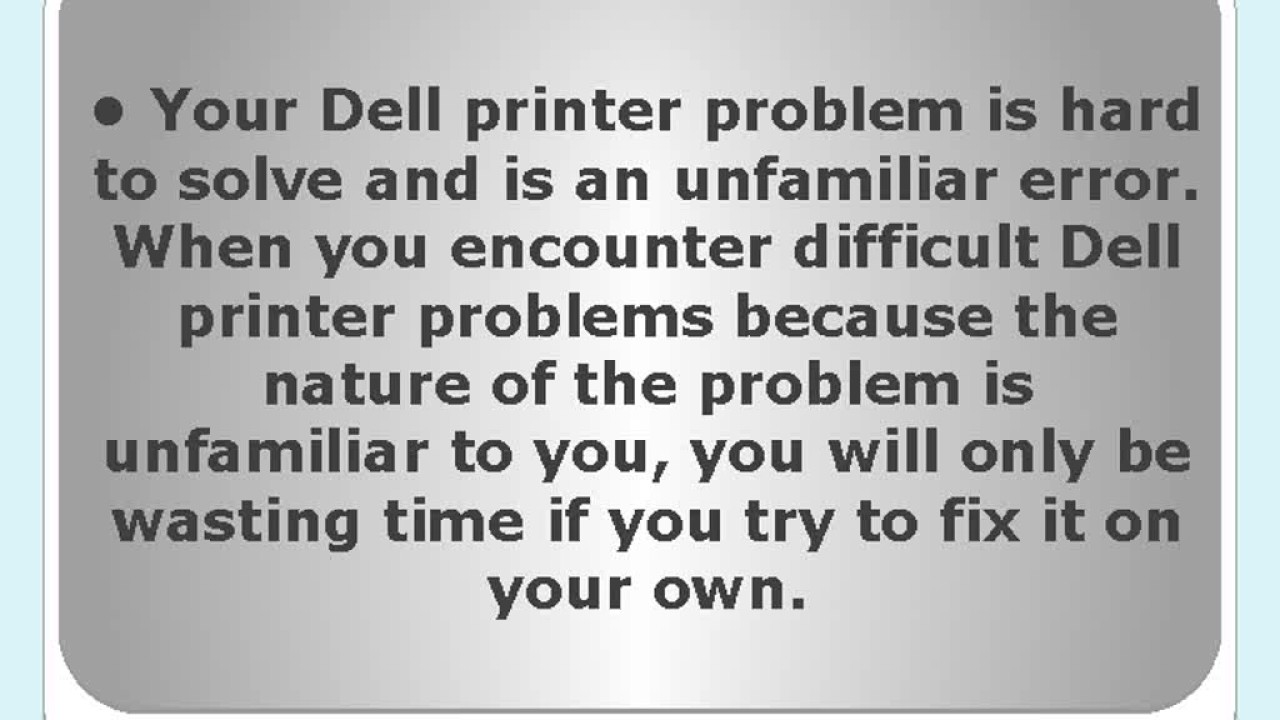 Reasons why you need to Call Dell Printer Support Number to Solve Dell Printer Problems