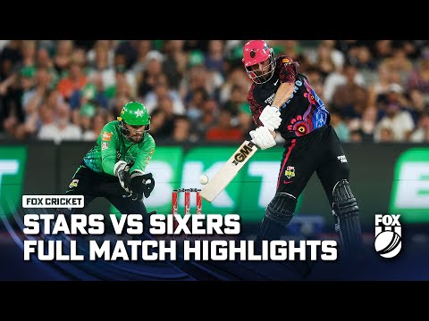 Melbourne Stars vs. Sydney Sixers - Full Match Highlights 06/01/2023 | Fox Cricket