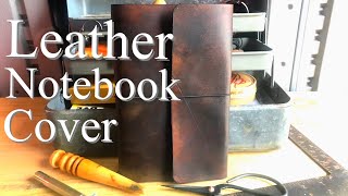 DIY Leather Notebook Cover for Moleskine / Midori Style / DIY Vlog 2020