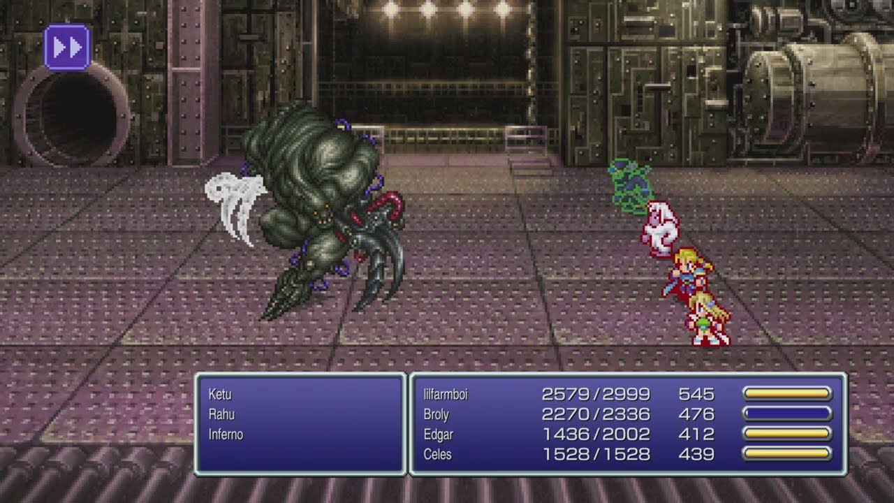 Final Fantasy VI Pixel Remaster PS5 - INFERNO BOSS