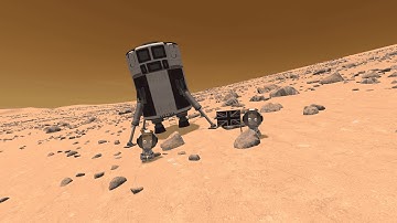 KSP - ARES 1 | Crewed Duna Landing & Return